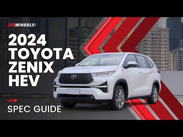 2024 Toyota Zenix Q Hybrid Spec Guide | Zigwheels.Ph