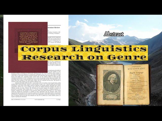 Linguistics - Corpus Linguistic Studies on Genre