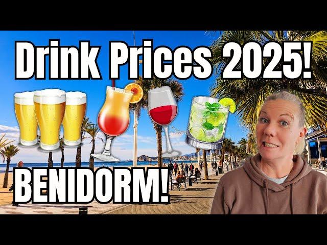 Benidorm - Are DRINKS PRICES going up? HOW MUCH IS A PINT?