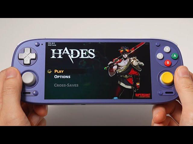 Retroid Pocket 5, Switch - Hades and 10 games test