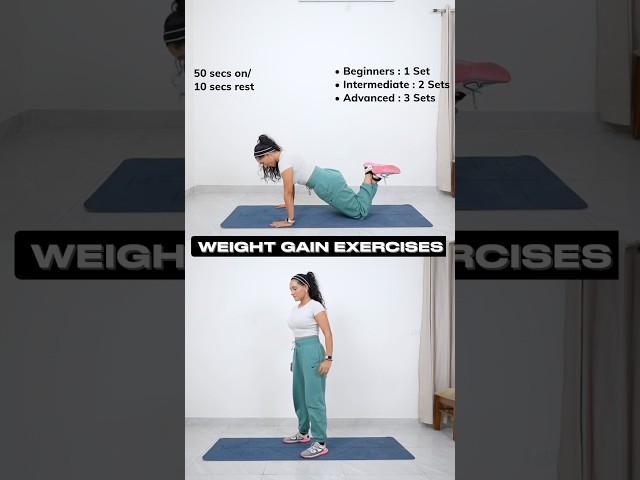 Weight GAIN exercises‍️#youtube #health #shorts #viral #fitness #motivation #weightgain #workout