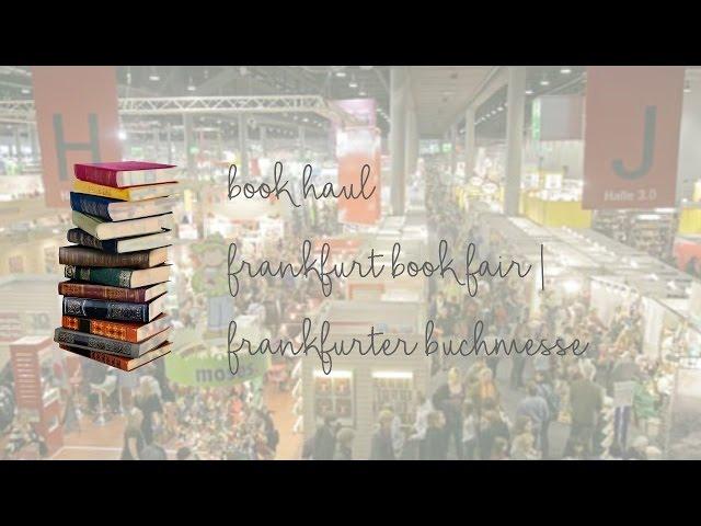 book haul #1 frankfurt book fair | frankfurter buchmesse