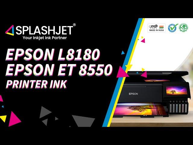 Inks For Epson L8180, L8160, Epson ET  8500, ET 8550 Printer | Best Inks for Epson -Splashjet