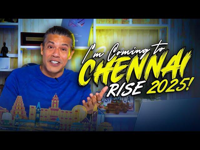 I'm Coming to Chennai!  RISE 14th Conference! 2025  | Sidd Ahmed