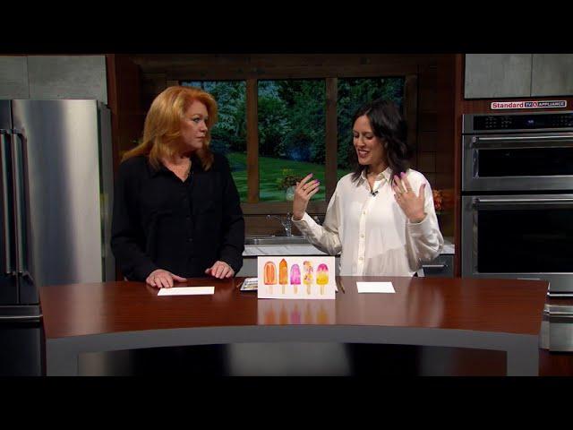 Peggy Dean Shares an Easy Watercolor Popsicle Art Project