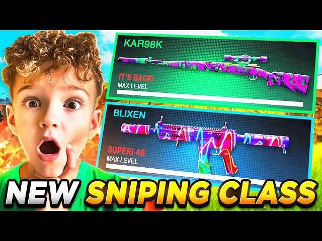 NEW KAR98K AND SUPERI 46  BEST SNIPING CLASS IN WARZONE