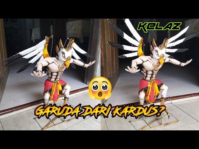 Cara Membuat Mainan Takbiran/ Ogoh-ogoh Mini Manusia Burung/ Garuda Dari Kardus