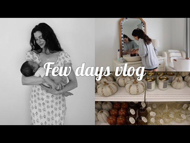 VLOG: New mom life, my birth story, cleaning + organizing, fun packages & having me time