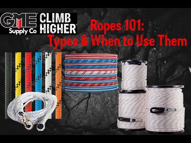 Rope Types 101: The Three Types and When to use Them