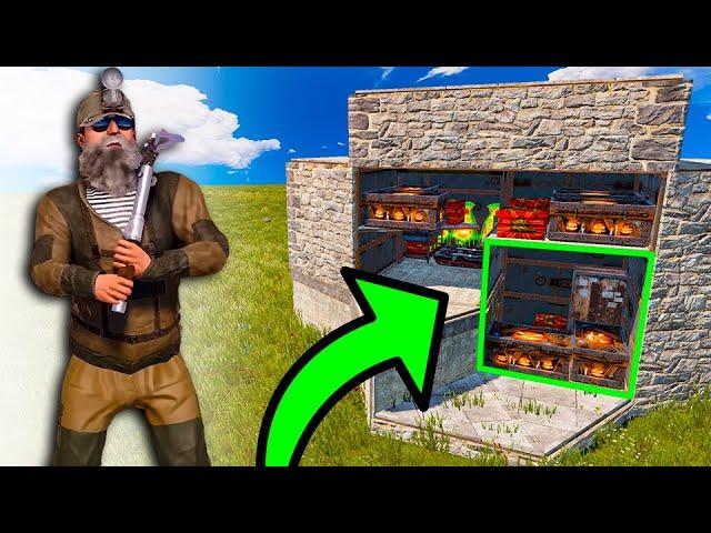 RUST - RARE DOUBLE BUNKER ( 2x2 BASE DESIGN )