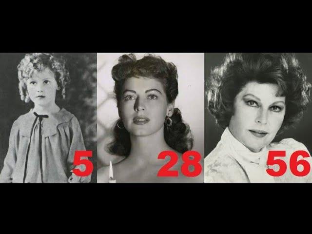 Ava Gardner from 1 to 67 years old