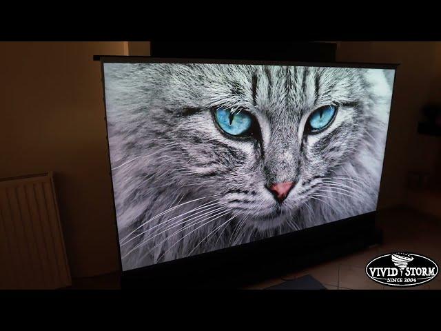 VIVIDSTORM S PRO UST ALR Screen | The most advanced electric UST screen