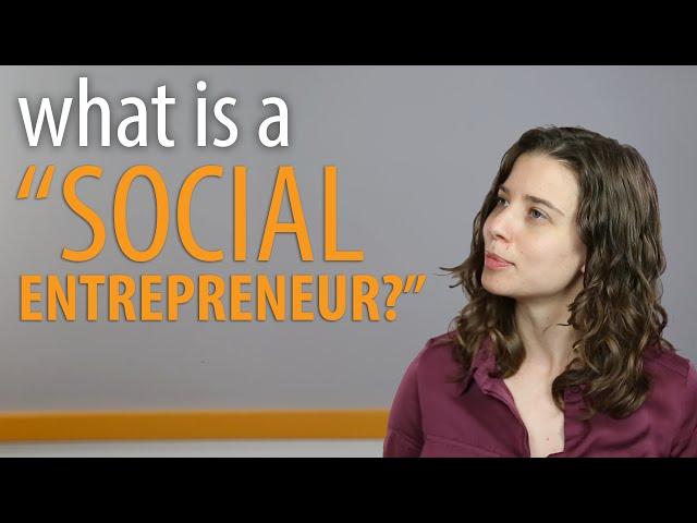 What is a social entrepreneur?