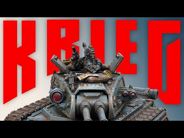 Kitbashing A DEATH KORPS OF KRIEG Leman Russ Tank