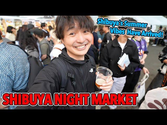 Crazy Summer Crowds already Started in Shibuya! Shibuya Night Market Festival Ep.574