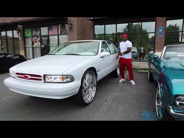 WhipAddict: White 96' Caprice Classic On 28s Beatin Hard, Custom White Interior