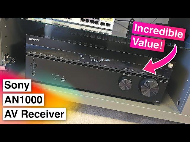 I Didn't Want to Buy This!  Sony TA-AN1000 AV Receiver - Multi-Zone Monster!