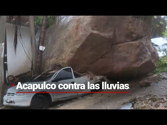 ACAPULCO SE ENFRENTA CON LAS LLUVIAS | El puerto guerrerense padece los embates de la naturaleza