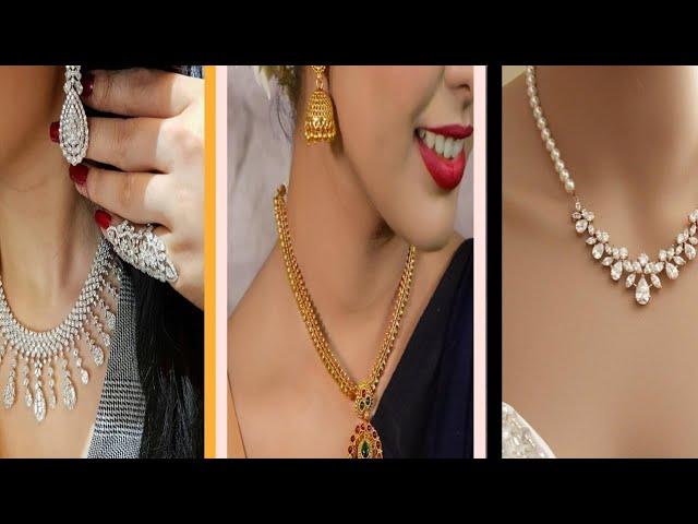 GOLD JEWELRY  NECKLACE DESIGN COLLECTION 2021 || FASHION AND BEAUTY WORLD