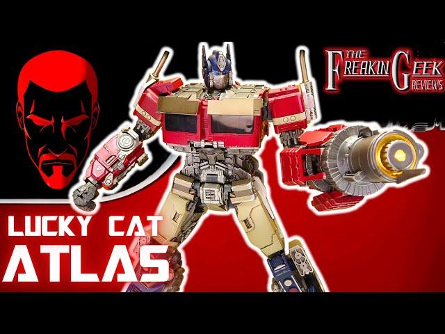 SKIDELEEDOO?! Lucky Cat ATLAS (RotB Optimus Prime): EmGo's Reviews N' Stuff #Transformers