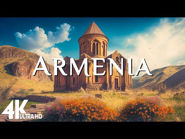 FLYING OVER ARMENIA (4K UHD) - Relaxing Music Along With Beautiful Nature Scenery