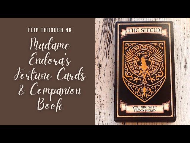 Madame Endora's Fortune Cards plus Companion Book - Flip Through 4K #flipthrough #oracle #magik