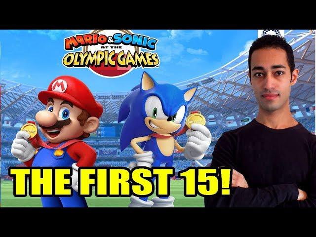 Mario and Sonic at the Olympics 2020 Preview - JJ's FIRST 15