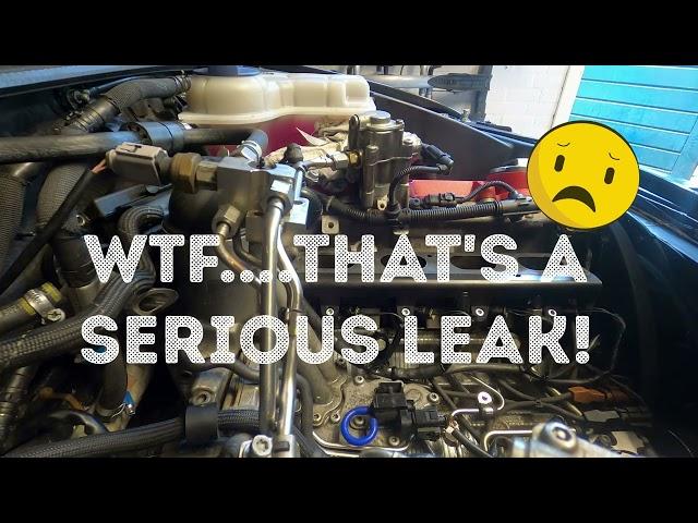 Audi RS4 B7 * Injector Fail * Fuel Shower
