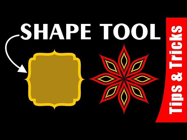 CorelDraw Tips and Tricks | Shape Tool | CorelDraw 2022 Tutorials for Beginners