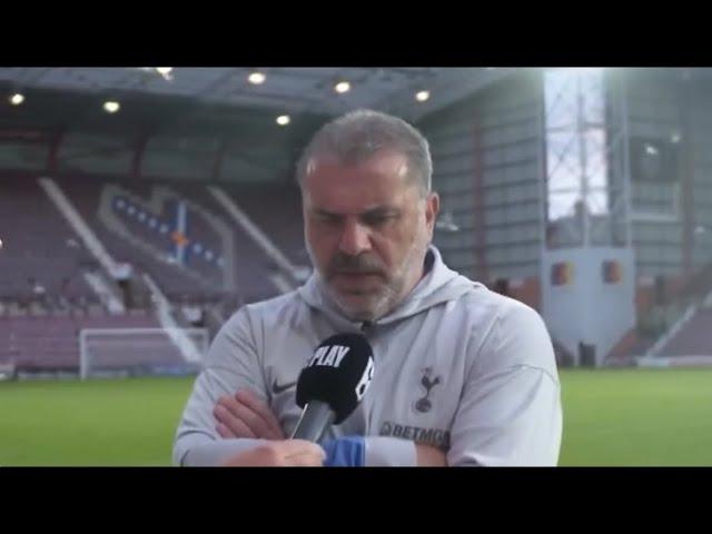 Hearts 1-5 Spurs Ange Postecoglou Interview | Tottenham Hotspur Preseason Friendly 2024/2025