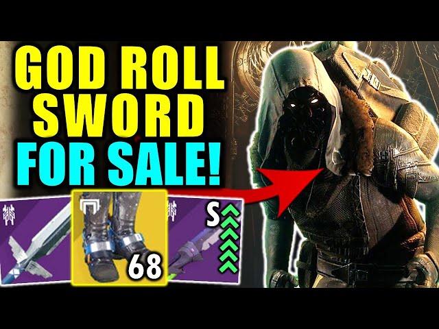 Destiny 2: GOD ROLL SWORD FOR SALE RIGHT NOW! - Xur Review (Dec 13 - 16)