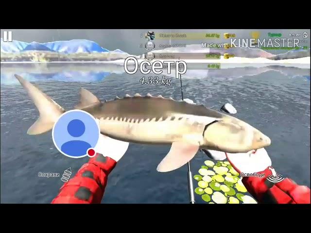 Ловля осетра в игре Ultimate Fishing Simulator