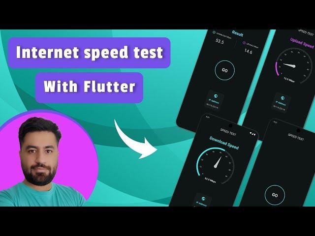 Internet speed test with Flutter