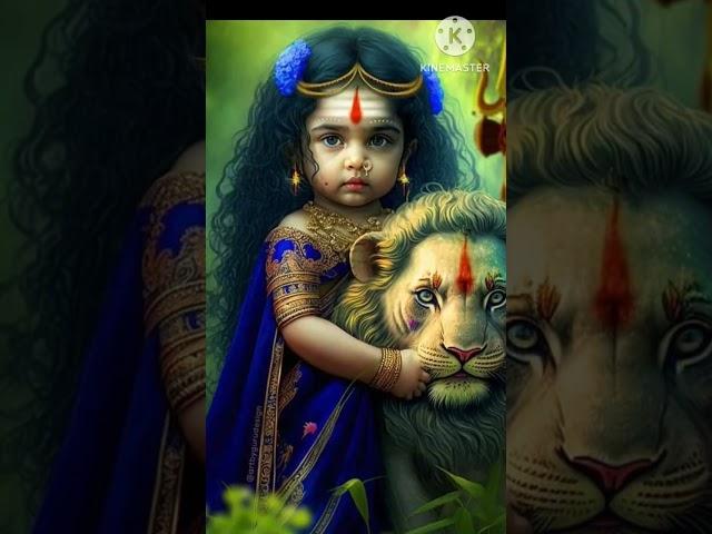 World Ka Cutest Mata Ever ️️#bhakti #viral #devi #ytshorts #bhajan #maa #shakti #shorts