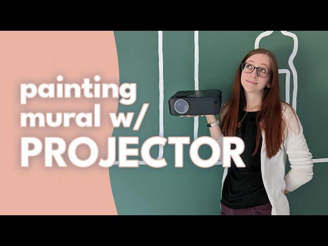 Painting Accent Walls with Projector | DIY Whitney