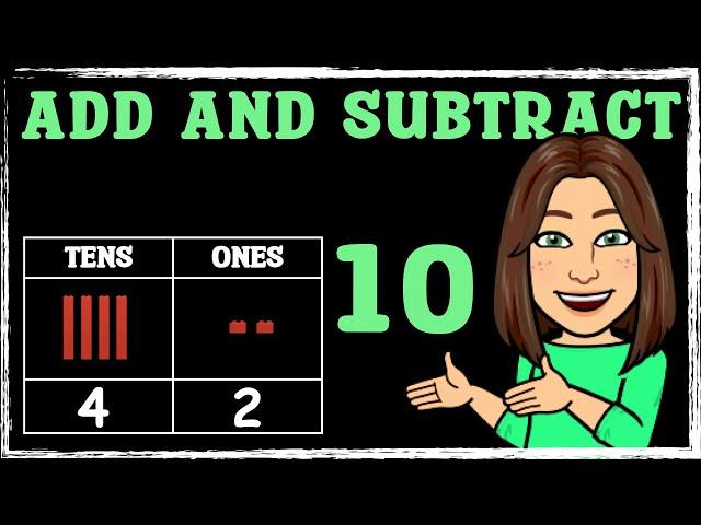 Add and Subtract 10 | Maths with Mrs B.