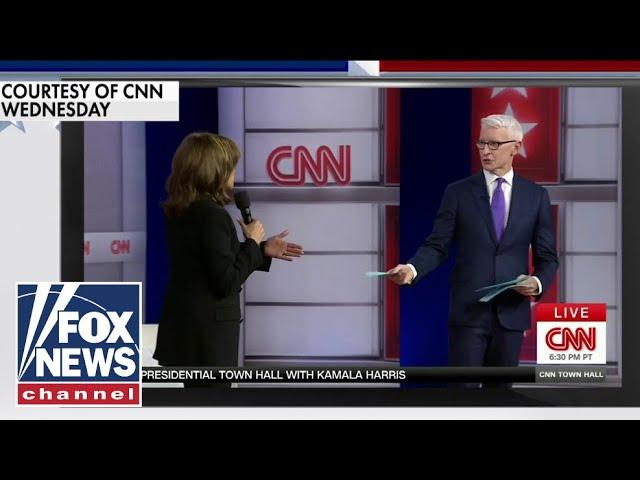 Kamala Harris struggles with Anderson Cooper's border wall questions