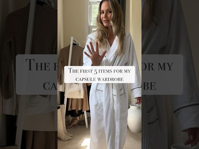 The first 5 items I would get if I had to rebuild my capsule wardrobe  #capsulewardrobe