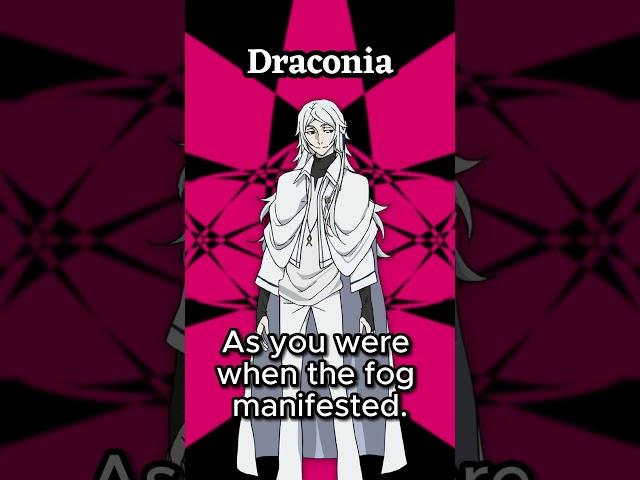 How Draconia Could Kill You #shorts #fyp #bsd #bungoustraydogs #shibusawa