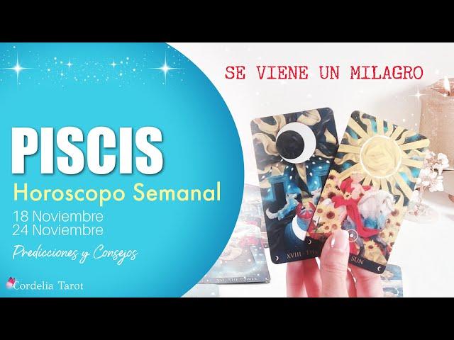 ⭐️PISCIS! CREES EN LA MAGIA??? MIRA ESTO!!!  Horóscopo / Tarot Semanal Cordelia