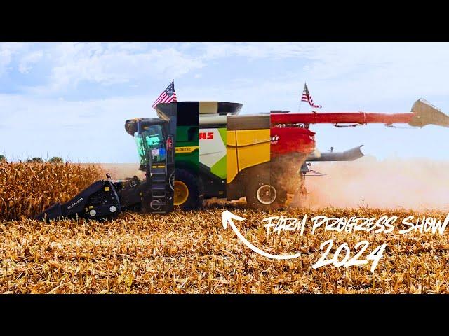 EVERY COMBINE YOU'D WANT TO SEE IN ONE CORN FIELD  - Farm Progress Show 2024