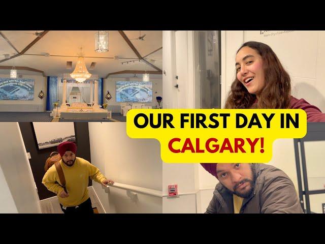 OUR FIRST DAY IN CALGARY | New city | Exploring Alberta | Daily vlogs with Gursahib and Jasmine