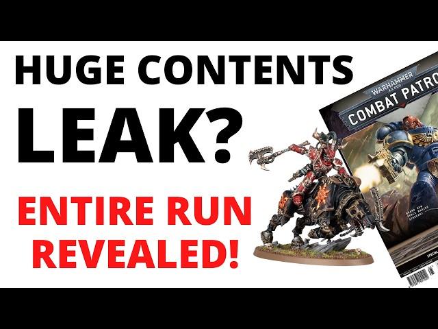 Massive Combat Patrol Magazine Contents Leak? Every Issue Contents + Best Deals...