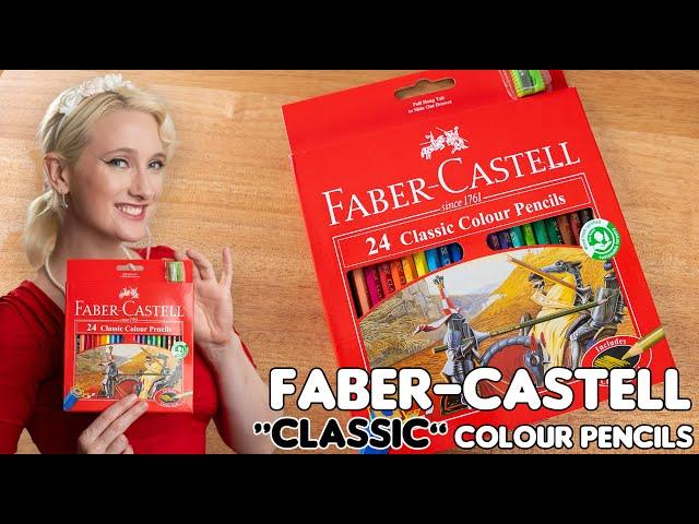 Reviewing The Faber Castell Classic (Red)  Series Coloured Pencils. The best cheap coloured pencil?