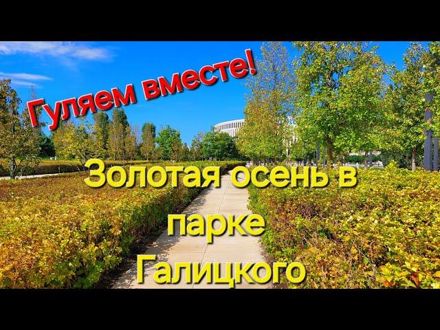 Шикарный парк Галицкого!Осенняя прогулка.