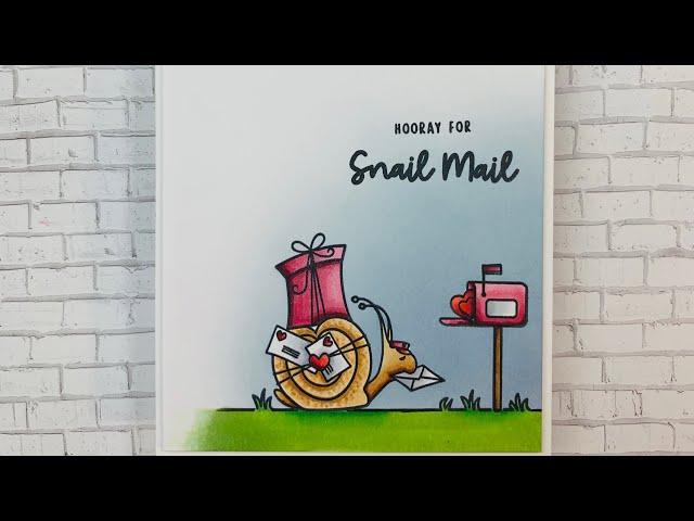 Clean and Simple One Layer Card using Mr Snailman