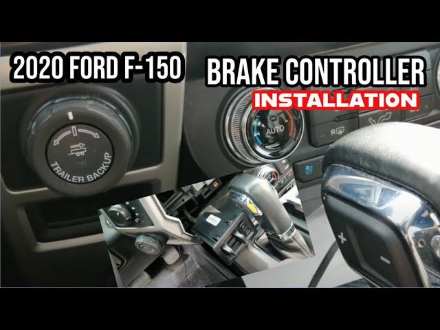 Ford F-150 Brake Controller  installation with center console, step by step in detailed, 2015 - 2020