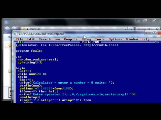 Pascal programming tutorial