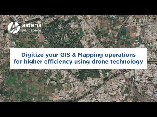 Digitize your GIS & Mapping operations for higher efficiency using drone technology.