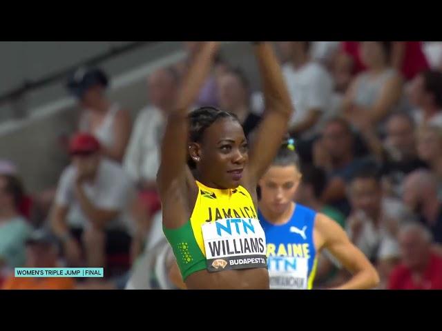 Womens Triple Jump Final - World Athletics Championships Budapest 2023